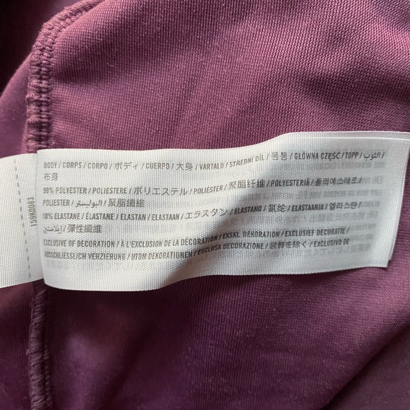 Abercrombie & Fitch Women’s Asymmetrical Ruched Velour Slim Fit Cocktail Dress S - Picture 9 of 9